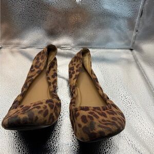 Target MossimoTan Leopard Pattern Slip Ons 8 1/2